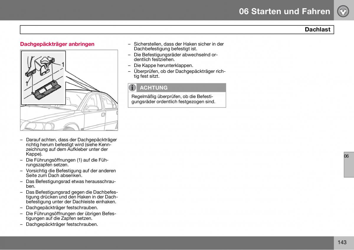 Volvo S60 I 1 Handbuch / page 144