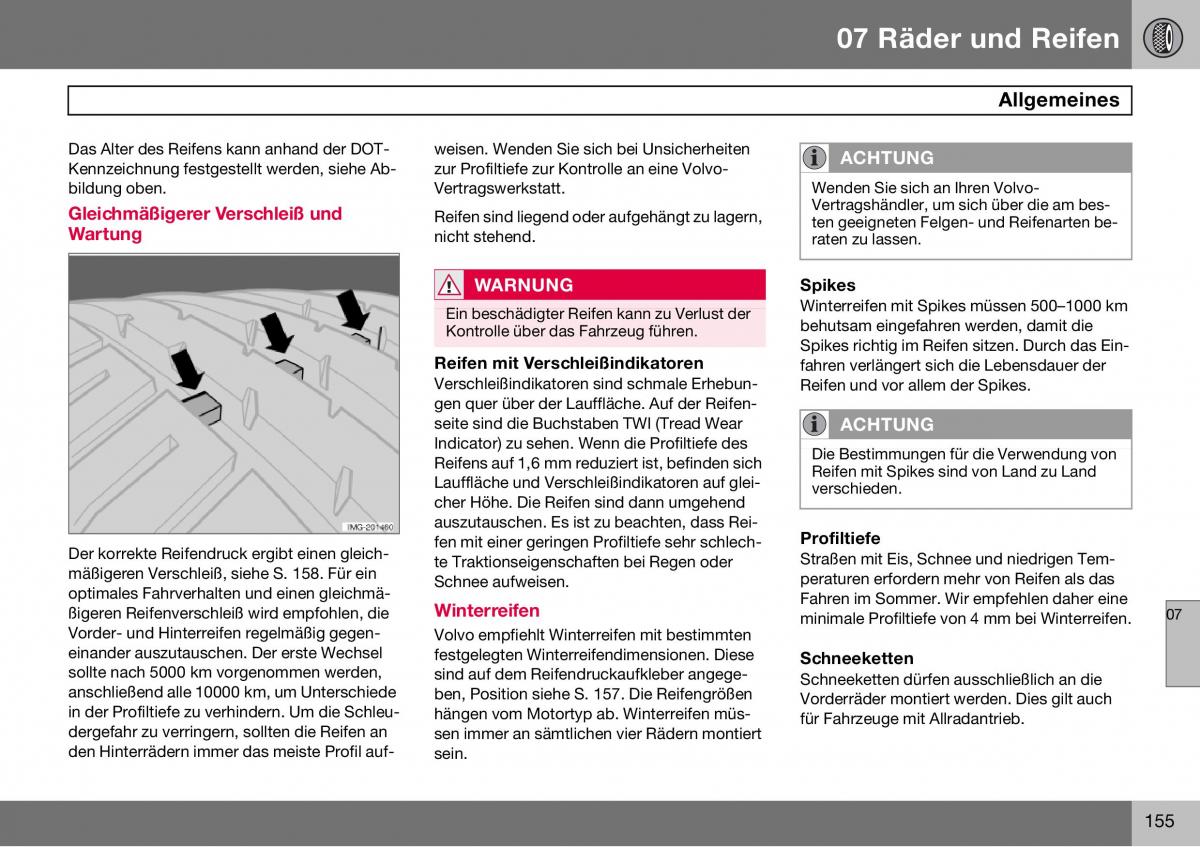 Volvo S60 I 1 Handbuch / page 156