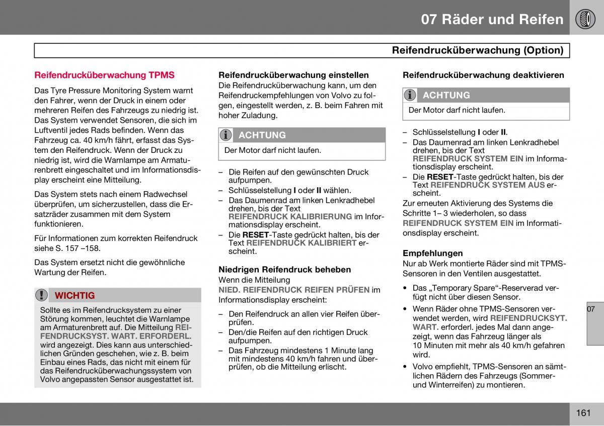 Volvo S60 I 1 Handbuch / page 162