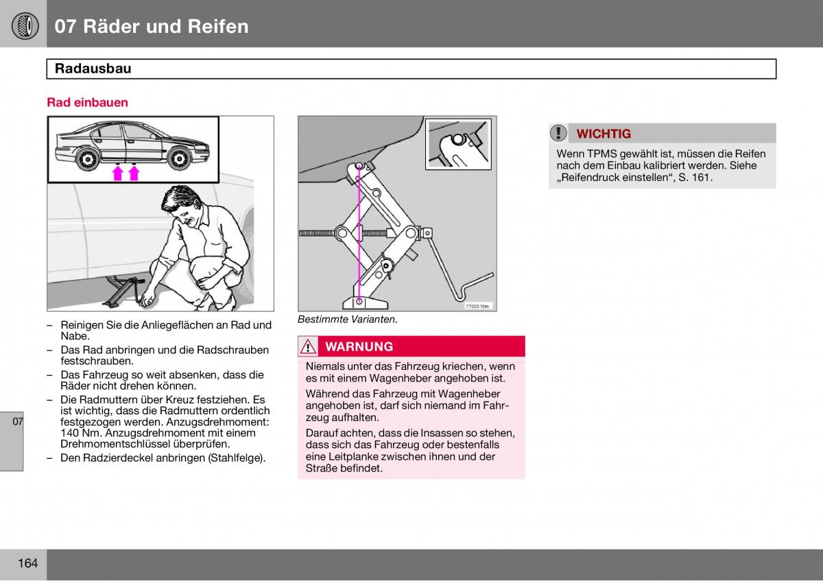 Volvo S60 I 1 Handbuch / page 165