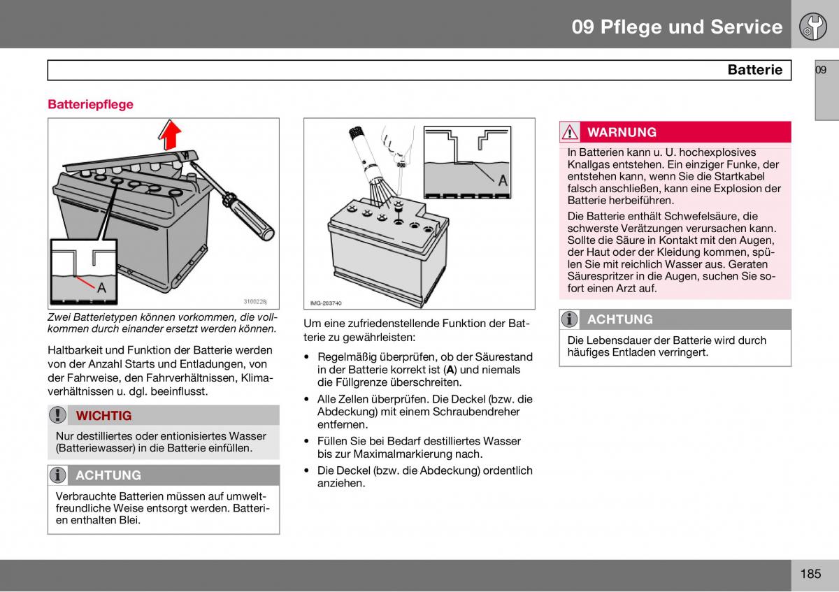 Volvo S60 I 1 Handbuch / page 186