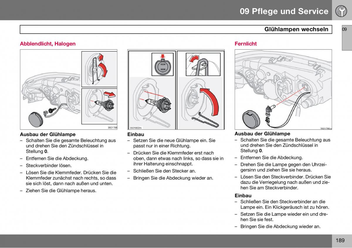 Volvo S60 I 1 Handbuch / page 190