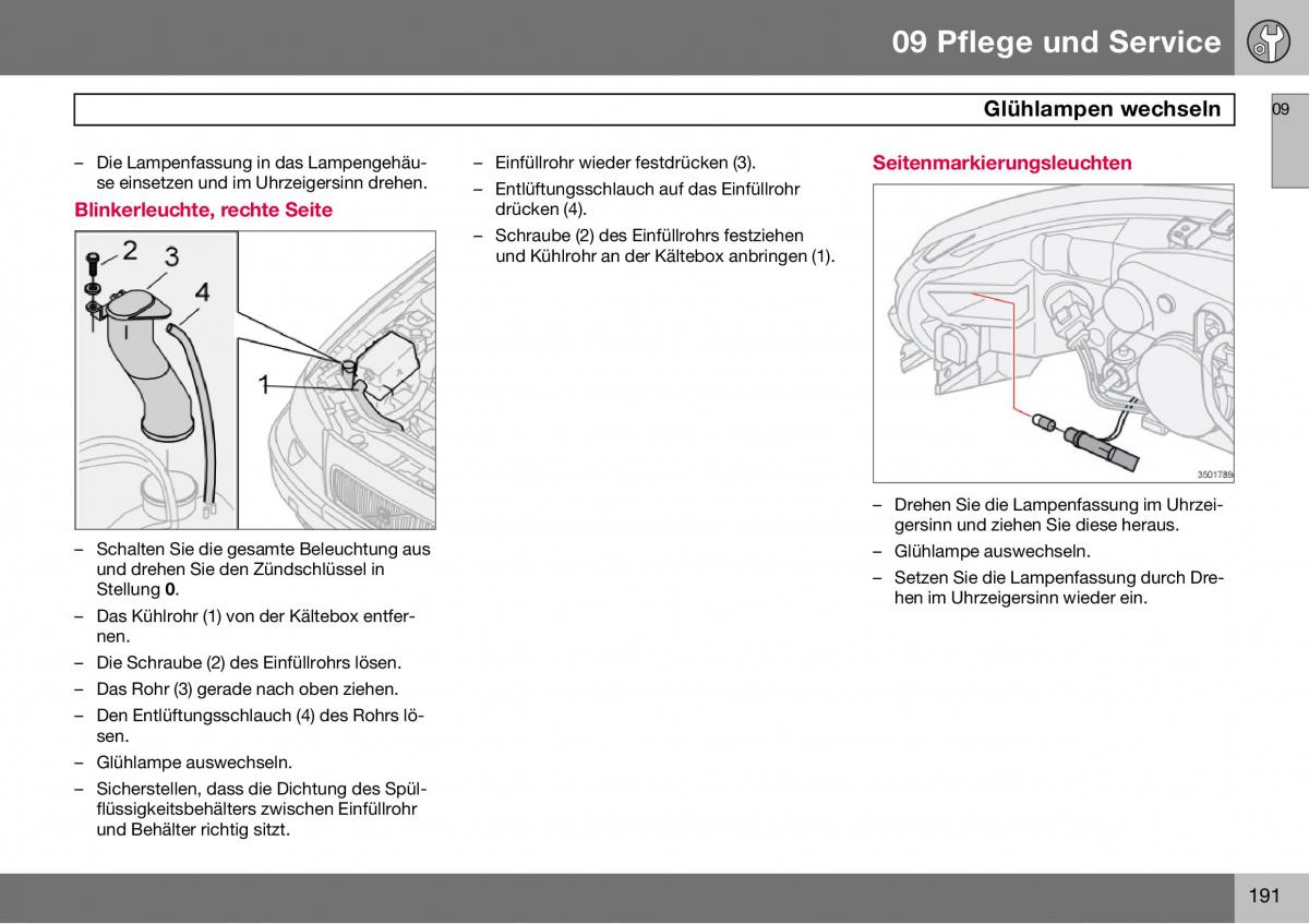 Volvo S60 I 1 Handbuch / page 192