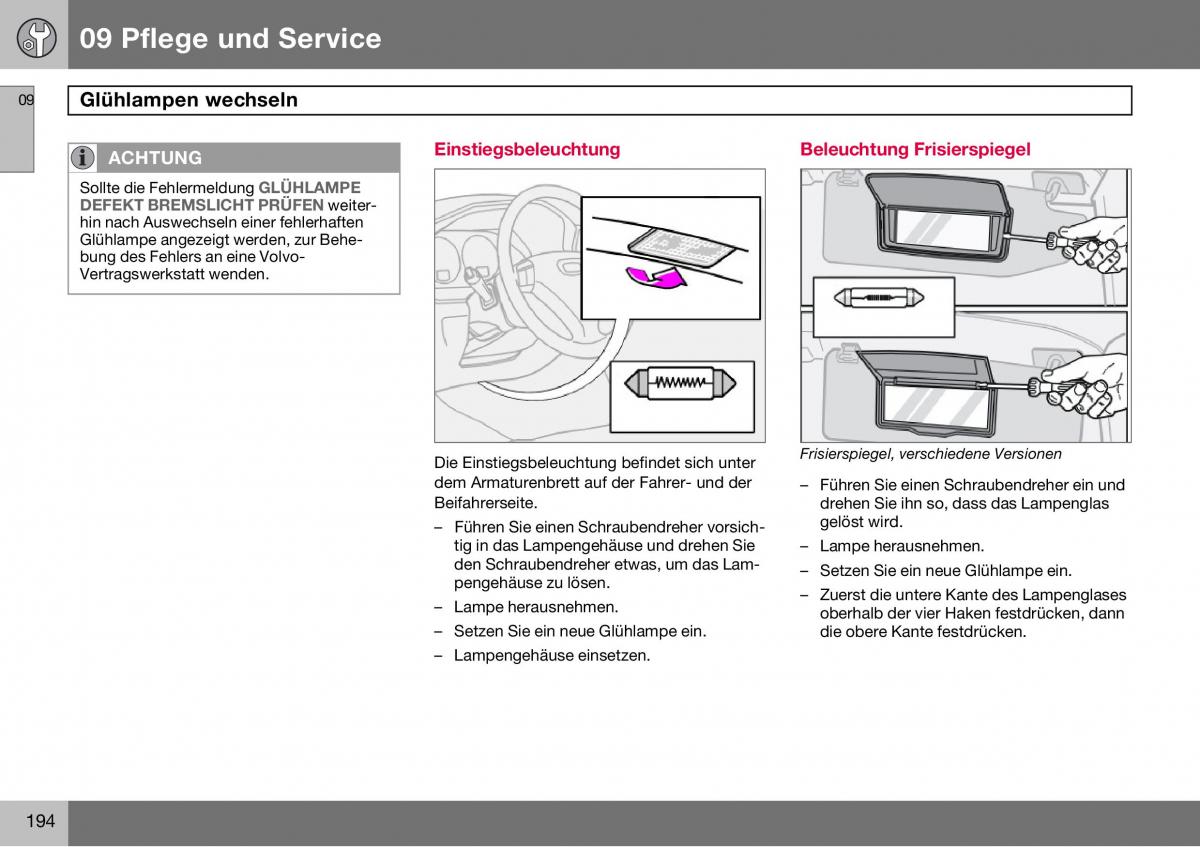 Volvo S60 I 1 Handbuch / page 195