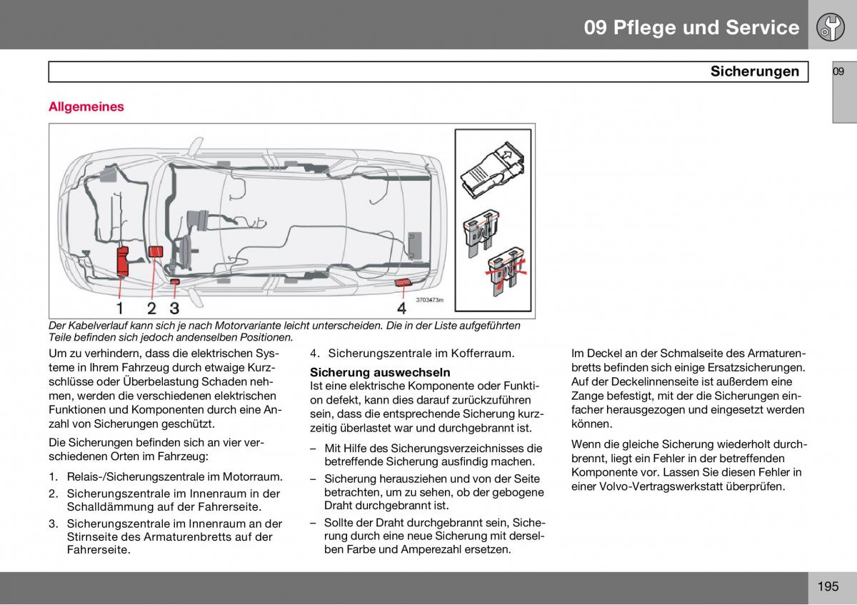 Volvo S60 I 1 Handbuch / page 196