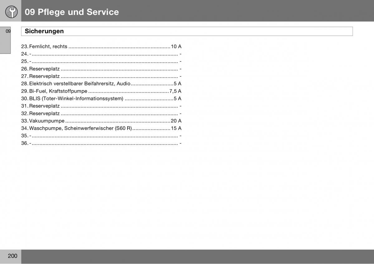 Volvo S60 I 1 Handbuch / page 201