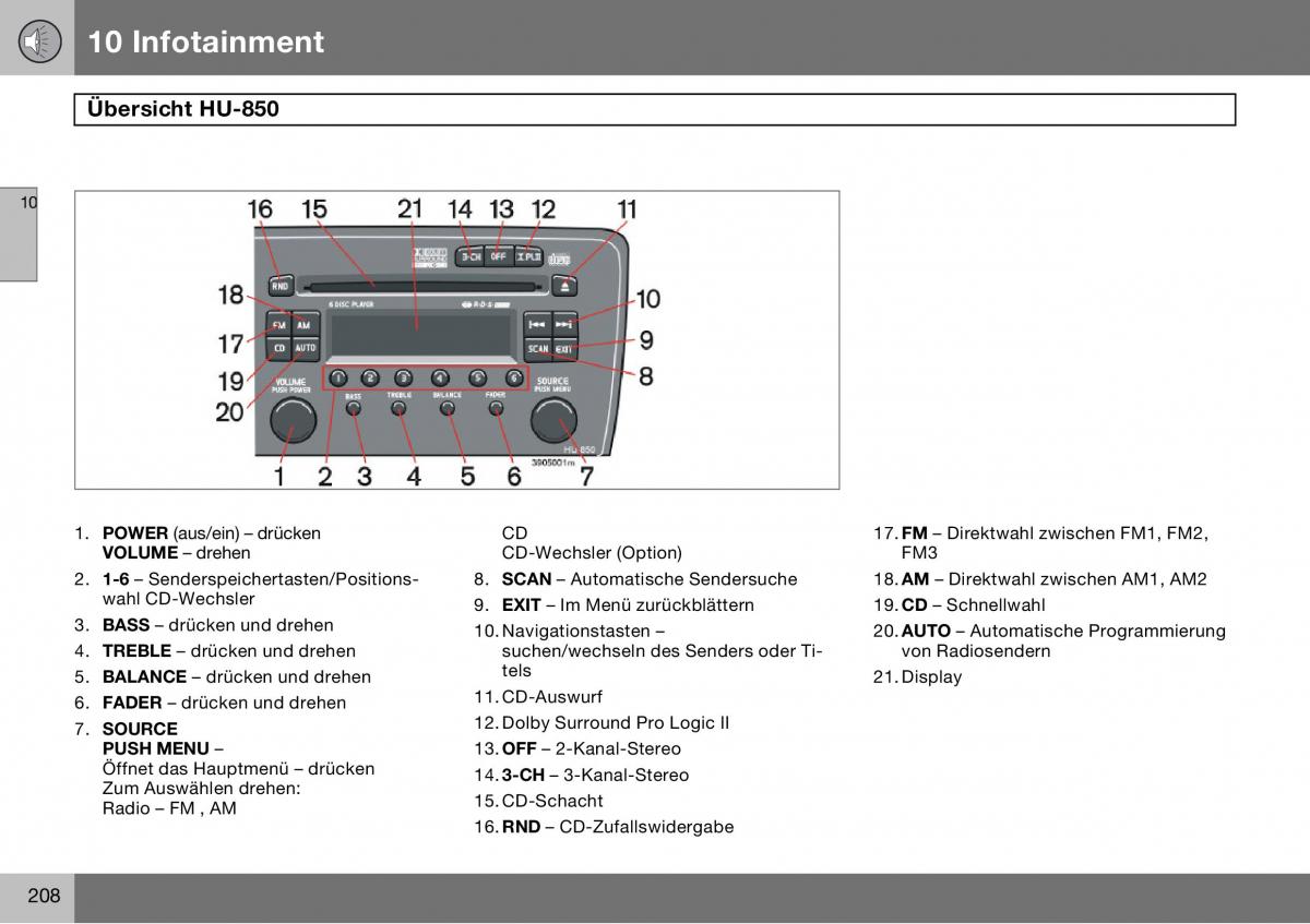 Volvo S60 I 1 Handbuch / page 209