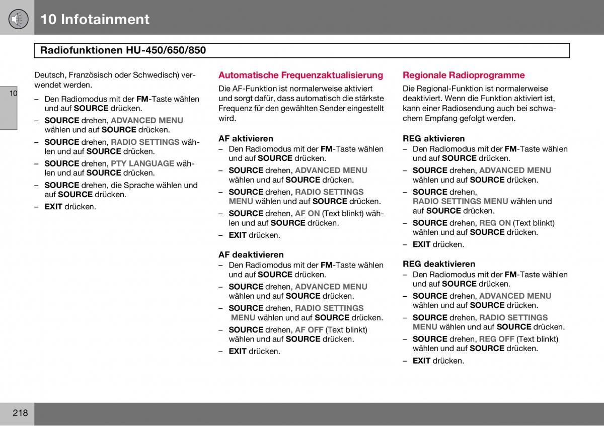 Volvo S60 I 1 Handbuch / page 219