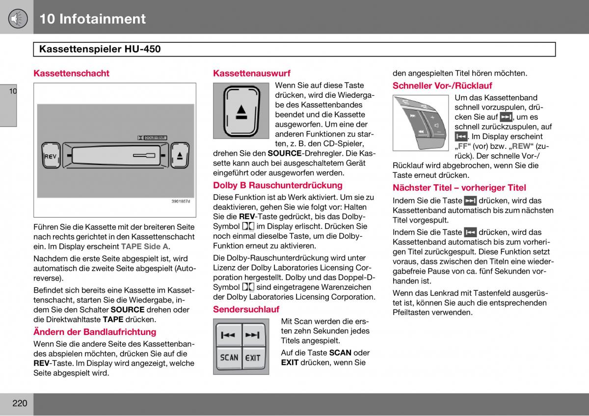 Volvo S60 I 1 Handbuch / page 221