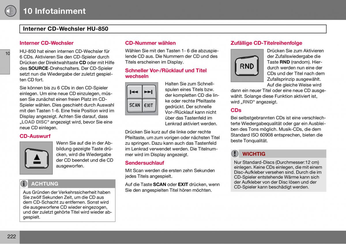 Volvo S60 I 1 Handbuch / page 223