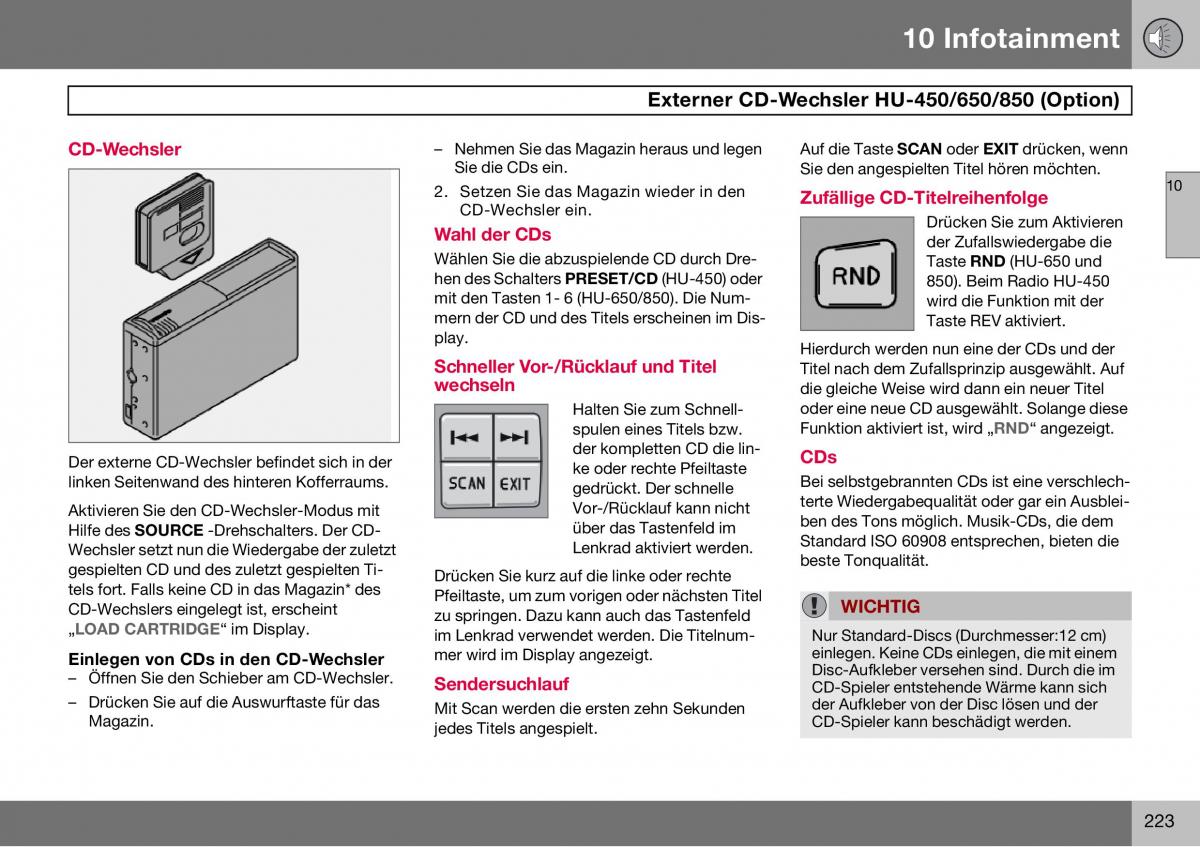 Volvo S60 I 1 Handbuch / page 224