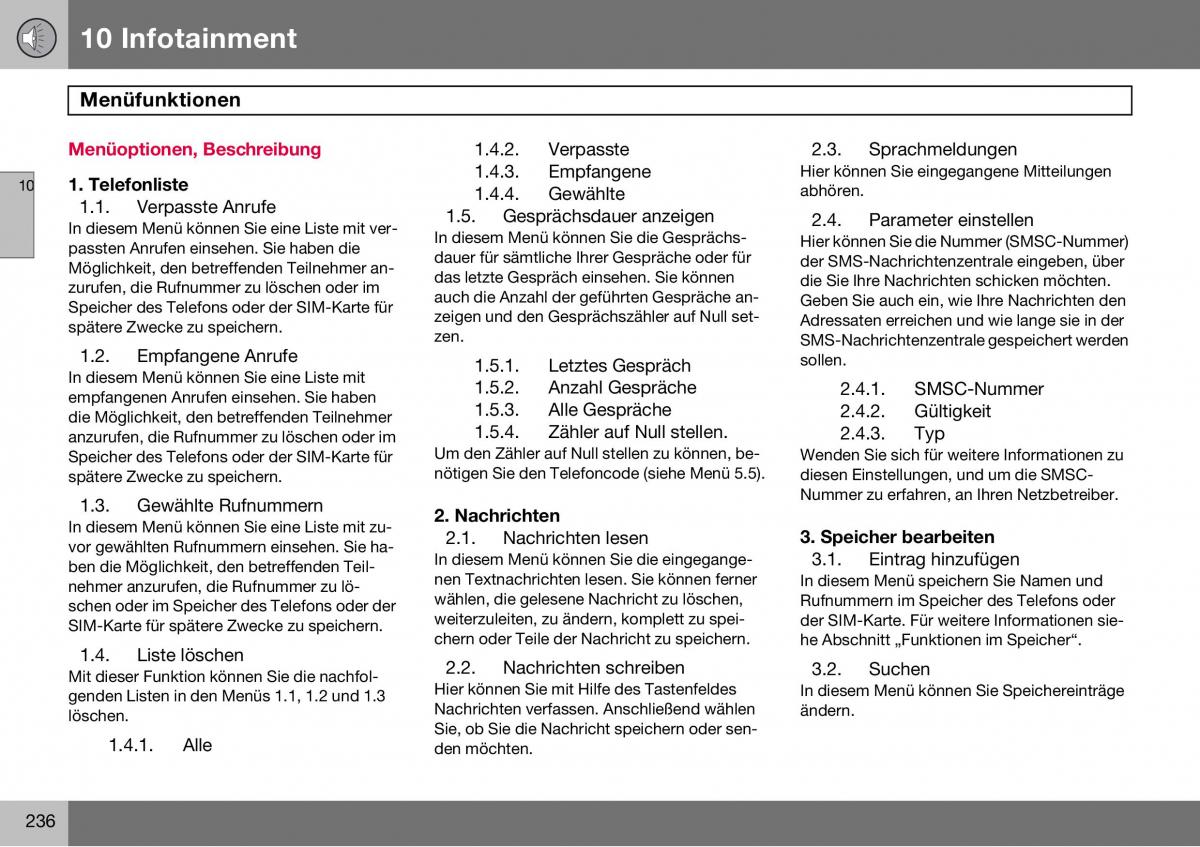 Volvo S60 I 1 Handbuch / page 237