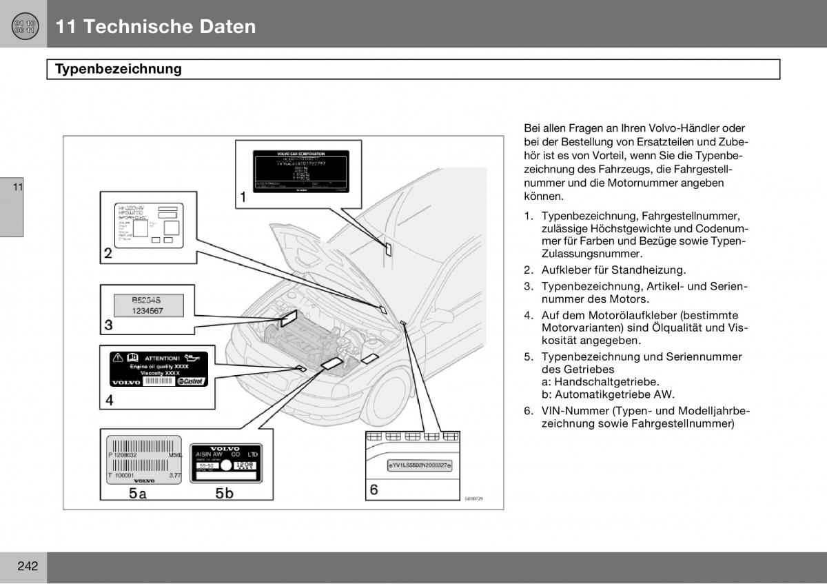 Volvo S60 I 1 Handbuch / page 243