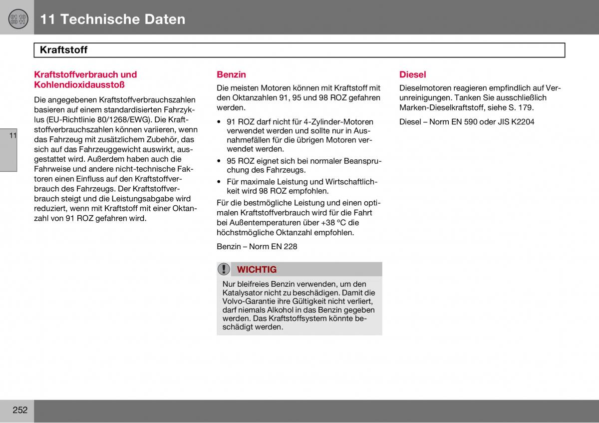 Volvo S60 I 1 Handbuch / page 253