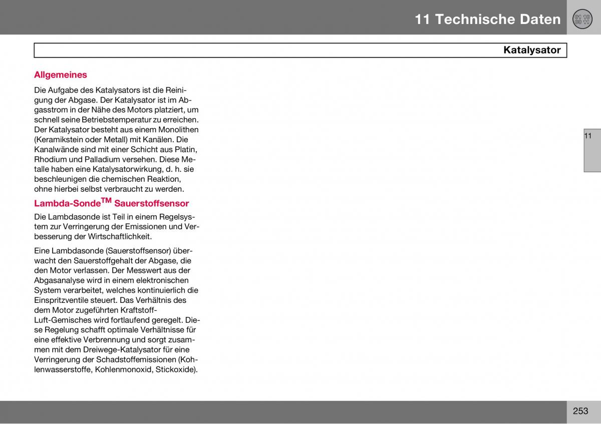 Volvo S60 I 1 Handbuch / page 254