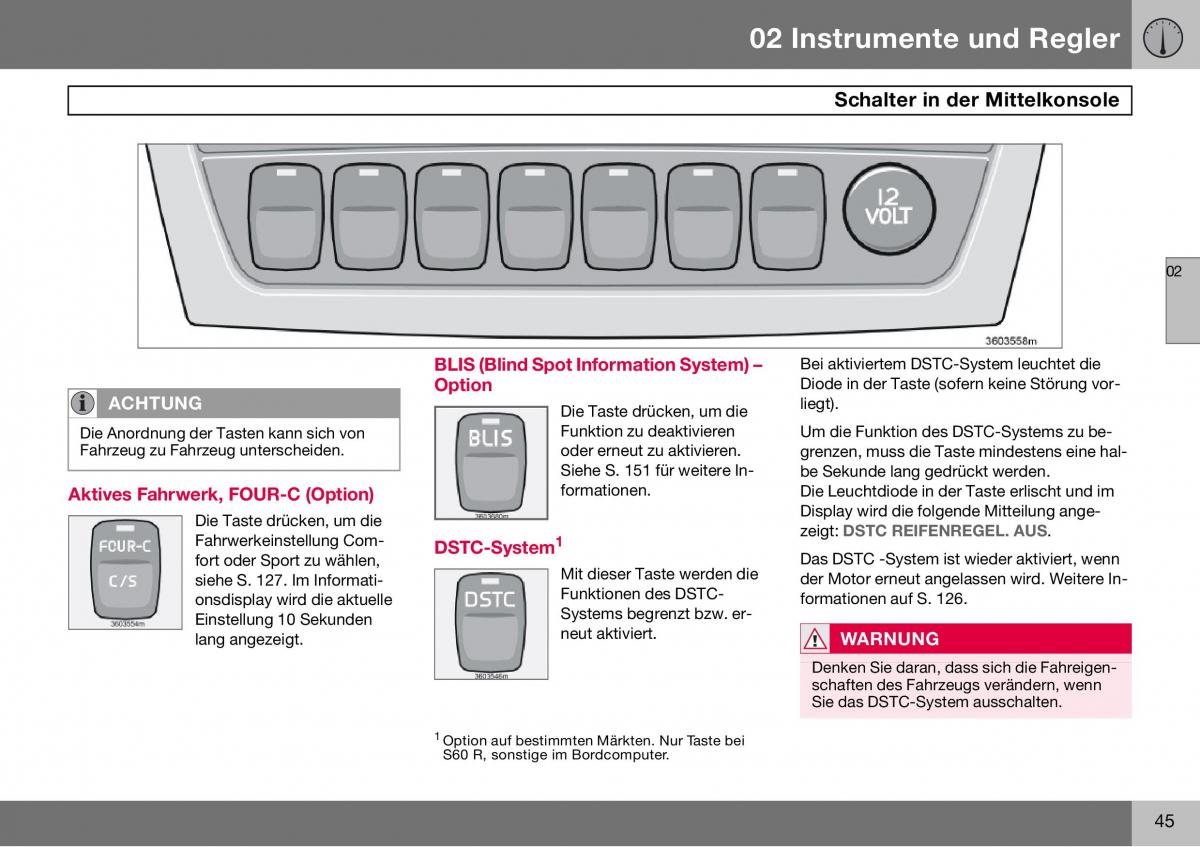 Volvo S60 I 1 Handbuch / page 46