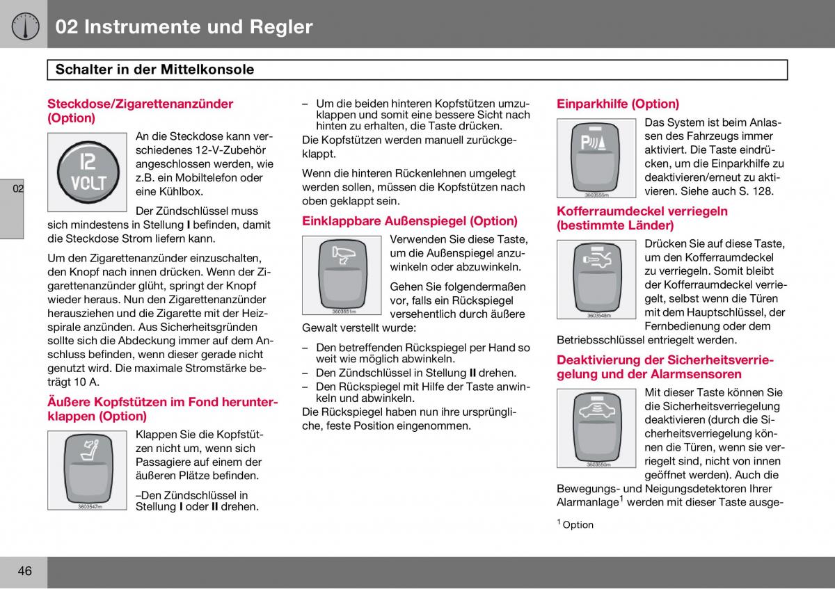 Volvo S60 I 1 Handbuch / page 47