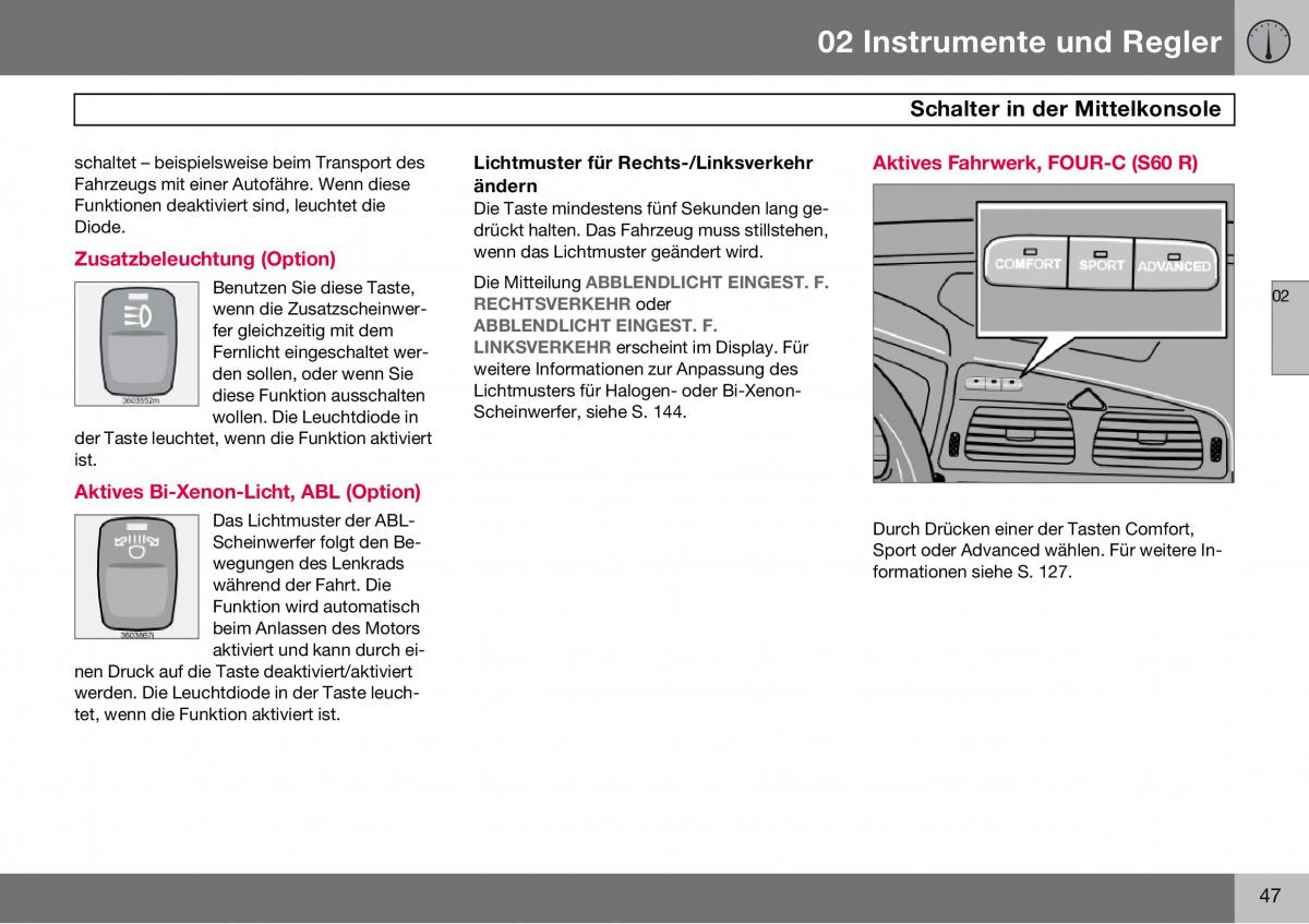 Volvo S60 I 1 Handbuch / page 48