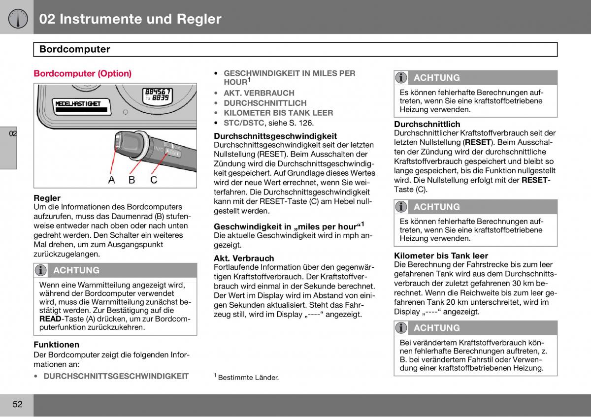 Volvo S60 I 1 Handbuch / page 53