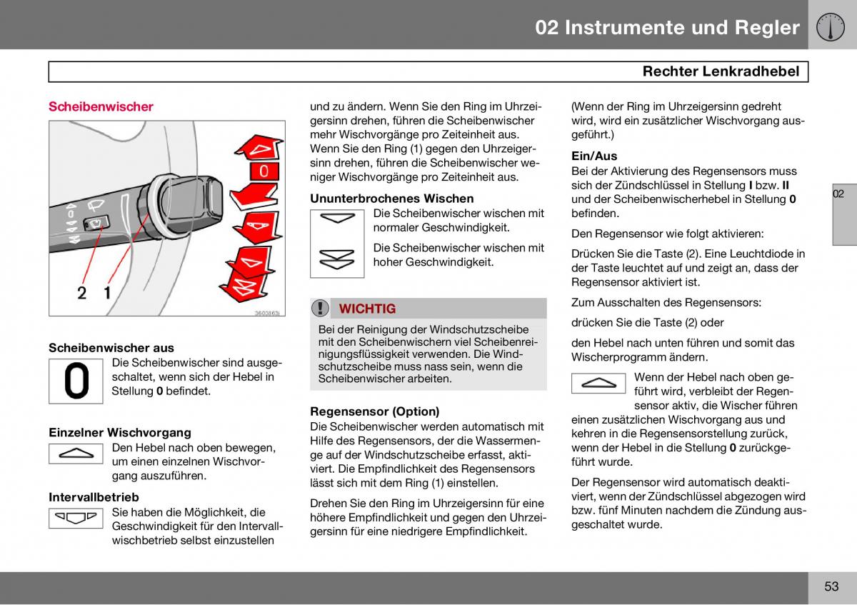 Volvo S60 I 1 Handbuch / page 54