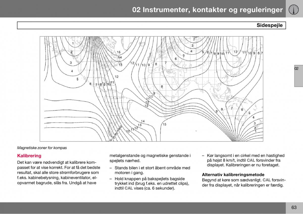 Volvo S60 I 1 Bilens instruktionsbog / page 64