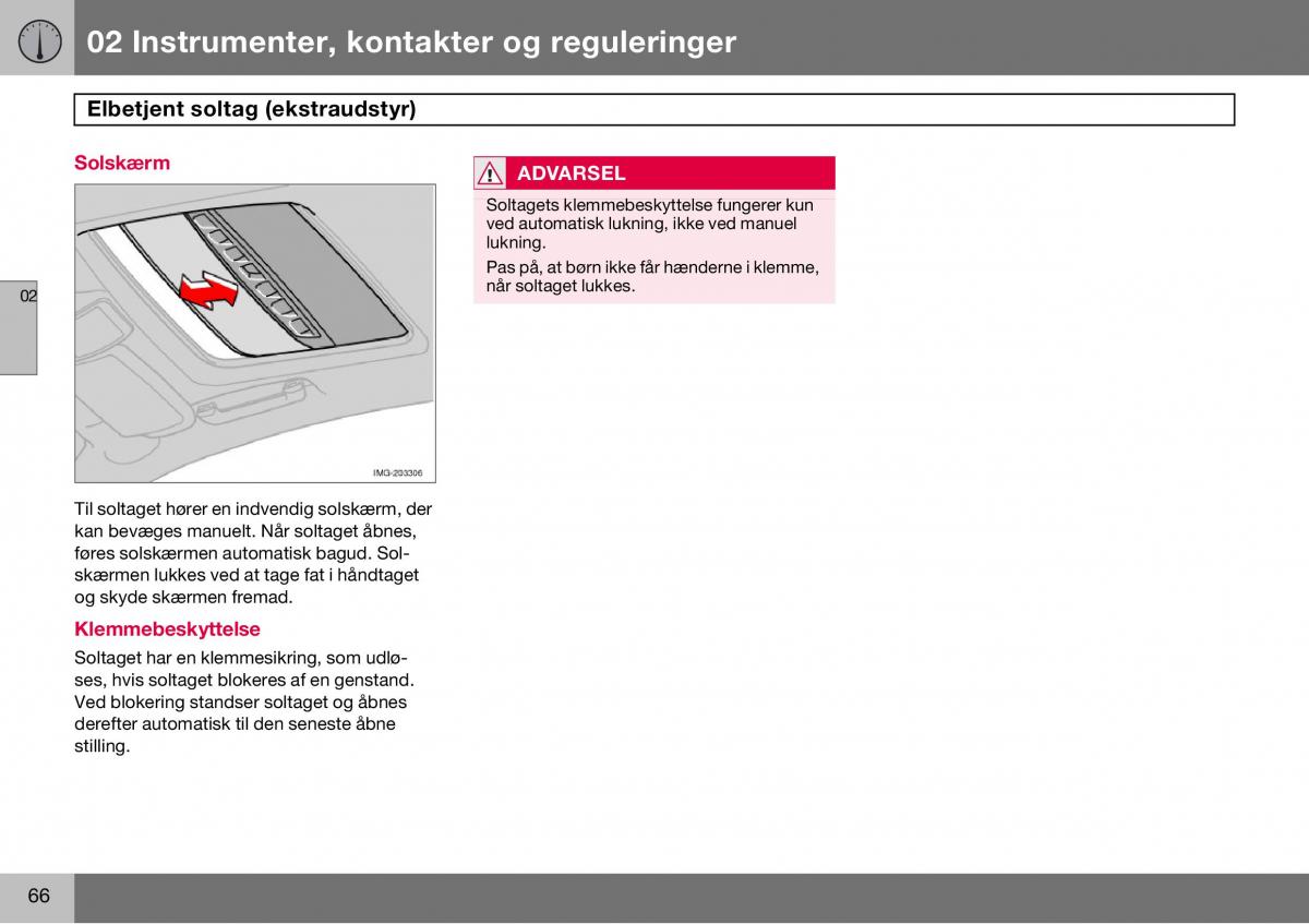 Volvo S60 I 1 Bilens instruktionsbog / page 67