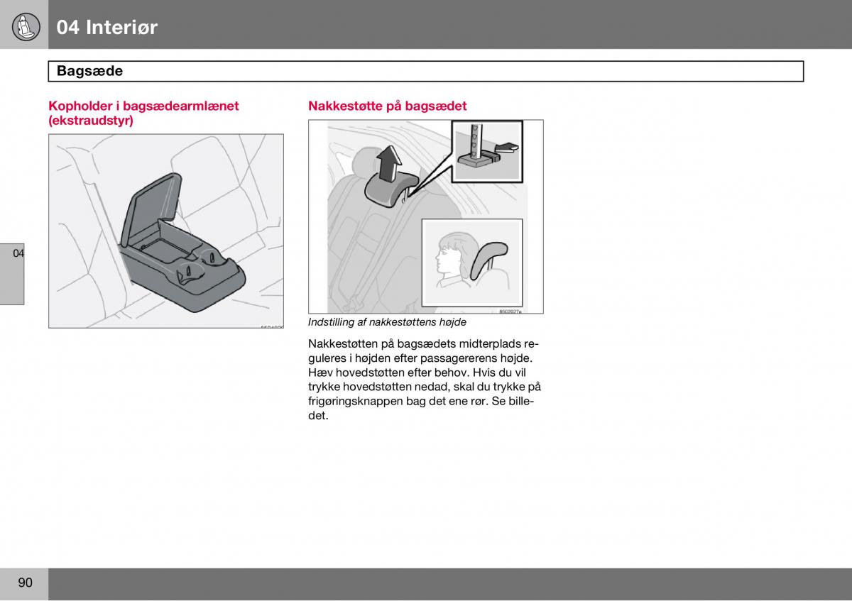 Volvo S60 I 1 Bilens instruktionsbog / page 91