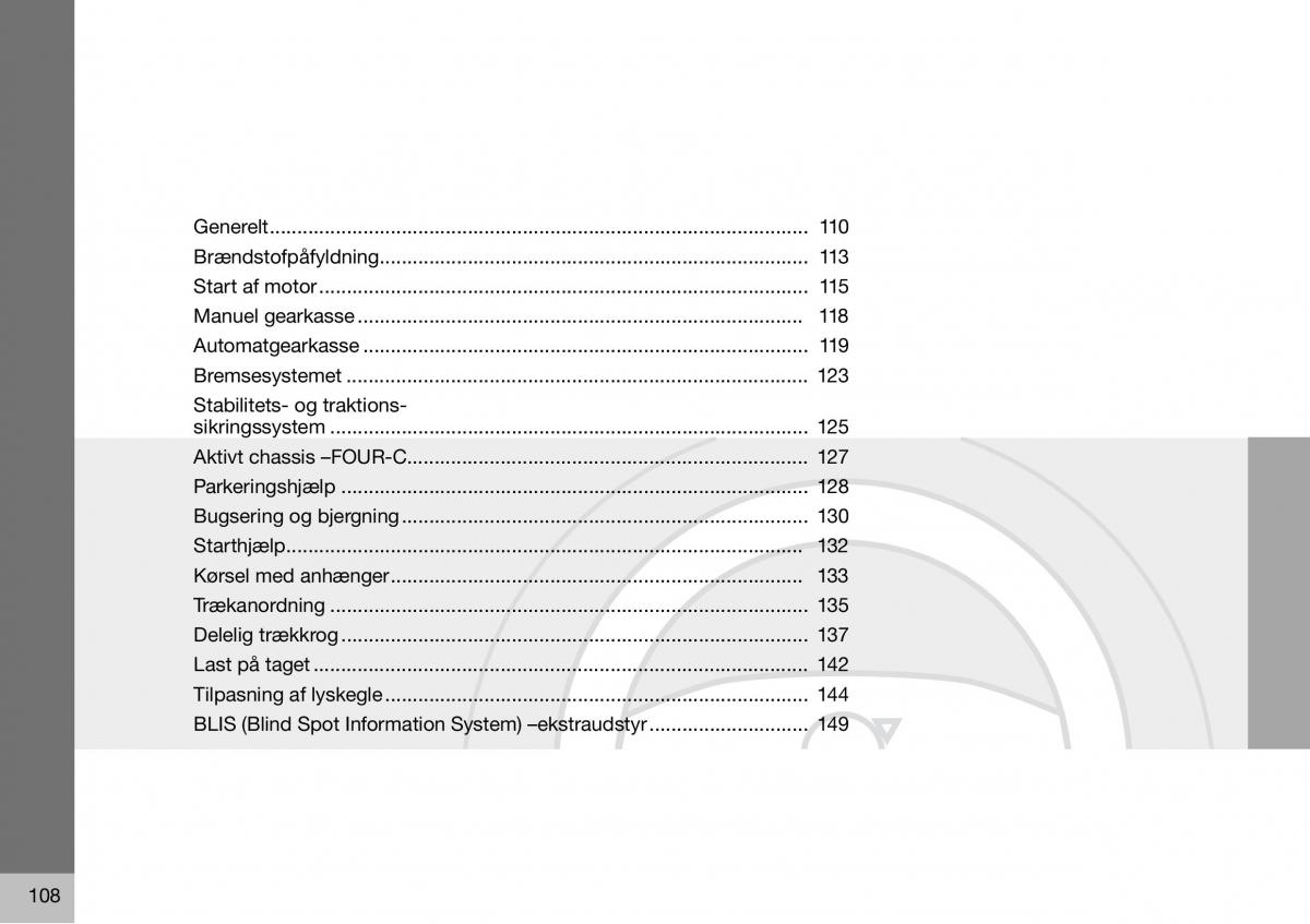 Volvo S60 I 1 Bilens instruktionsbog / page 109