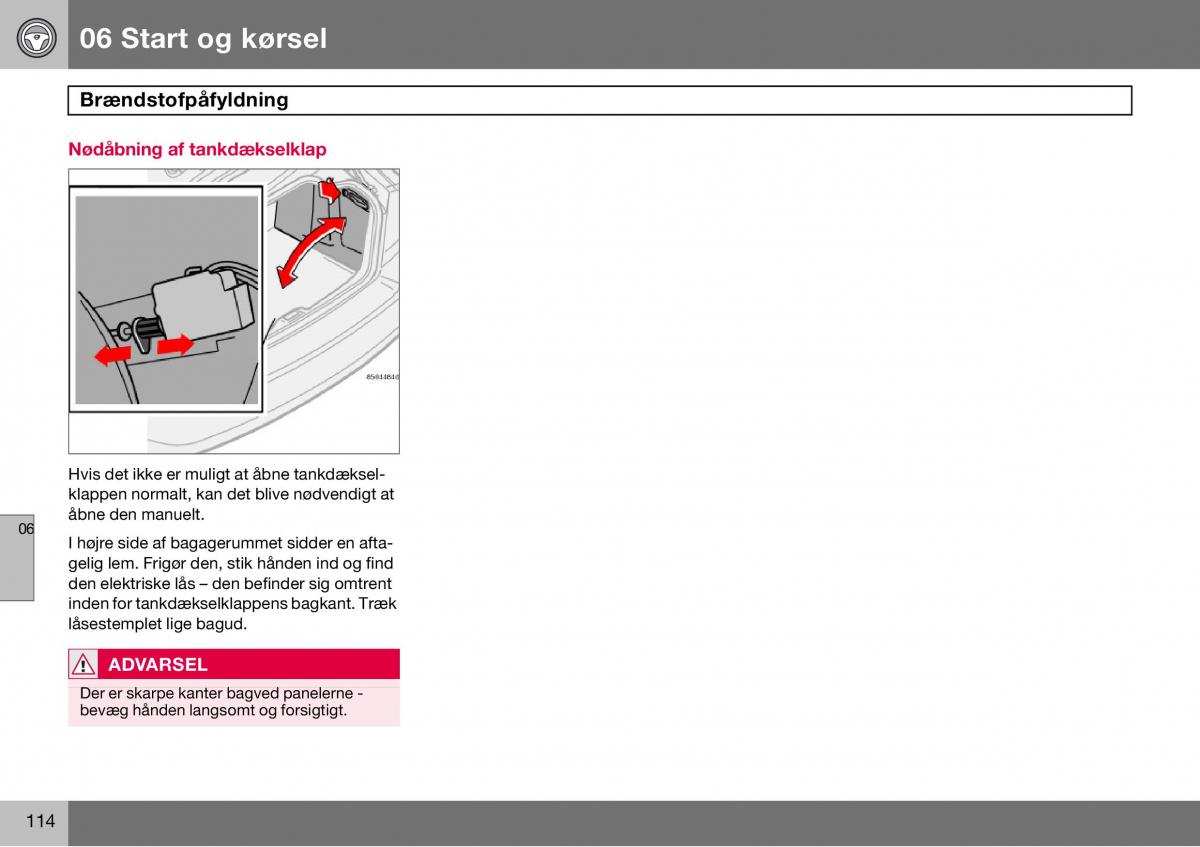 Volvo S60 I 1 Bilens instruktionsbog / page 115