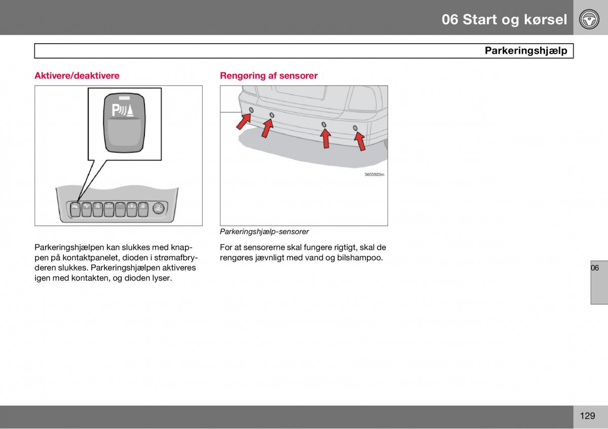 Volvo S60 I 1 Bilens instruktionsbog / page 130