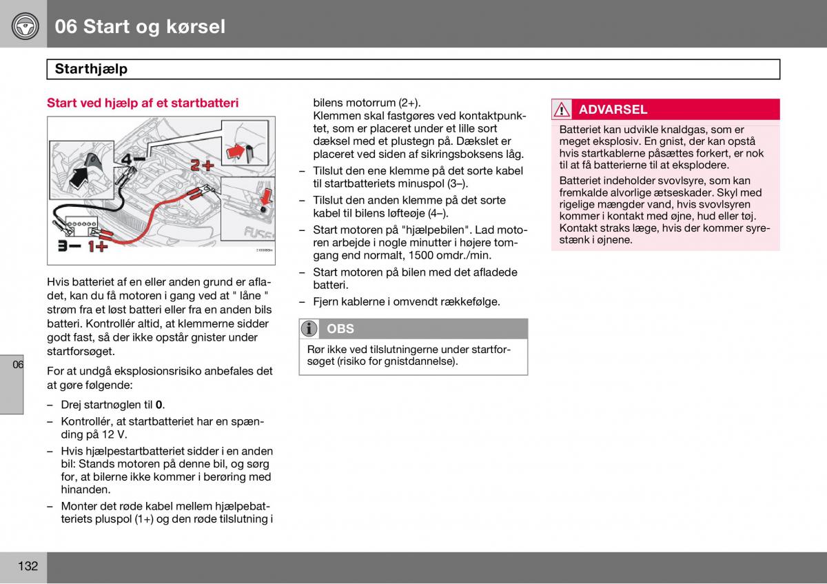 Volvo S60 I 1 Bilens instruktionsbog / page 133