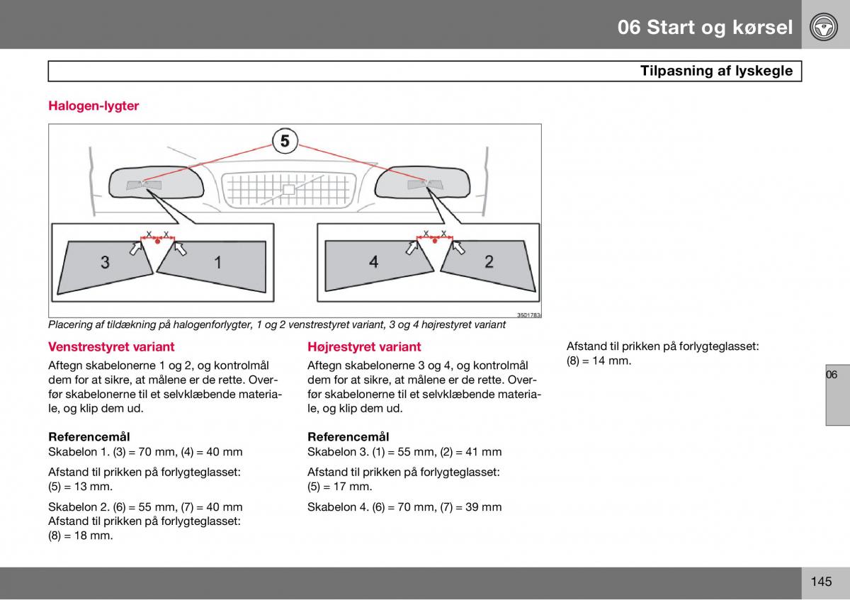 Volvo S60 I 1 Bilens instruktionsbog / page 146