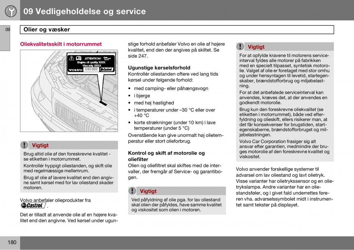 Volvo S60 I 1 Bilens instruktionsbog / page 181