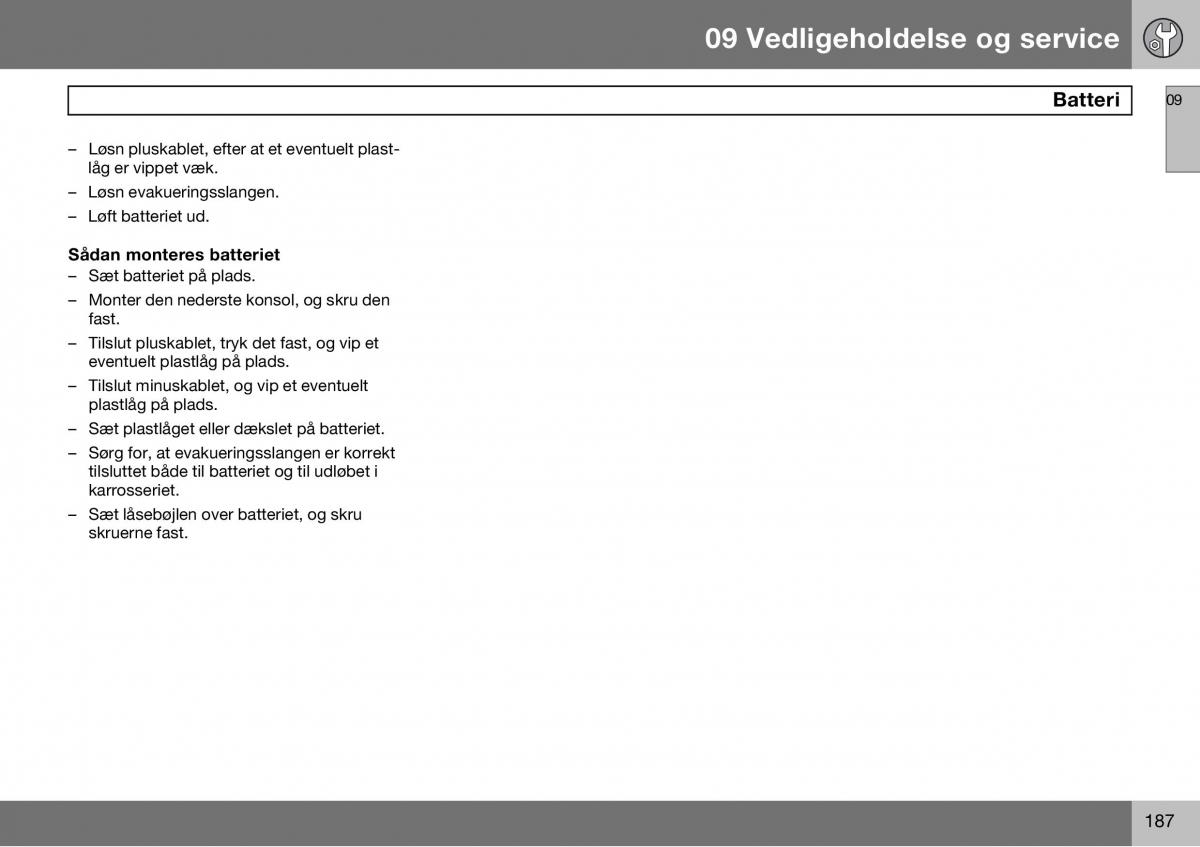 Volvo S60 I 1 Bilens instruktionsbog / page 188