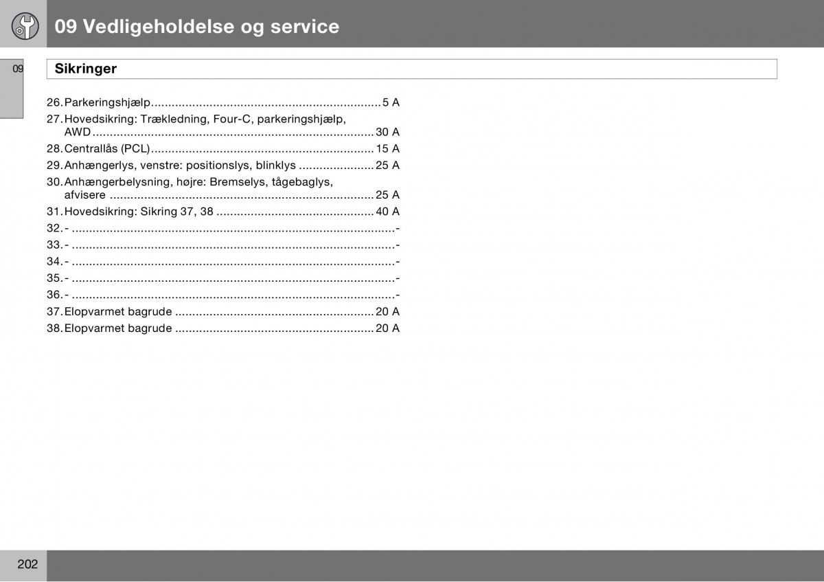 Volvo S60 I 1 Bilens instruktionsbog / page 203