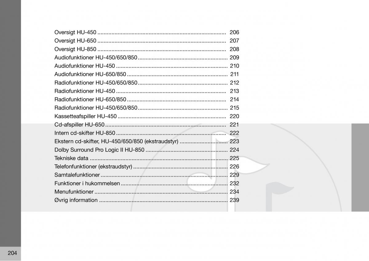 Volvo S60 I 1 Bilens instruktionsbog / page 205