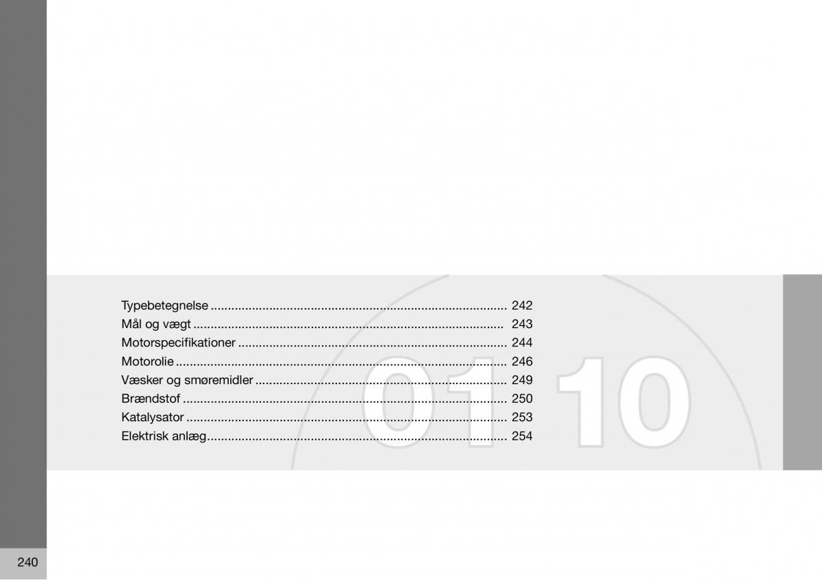 Volvo S60 I 1 Bilens instruktionsbog / page 241