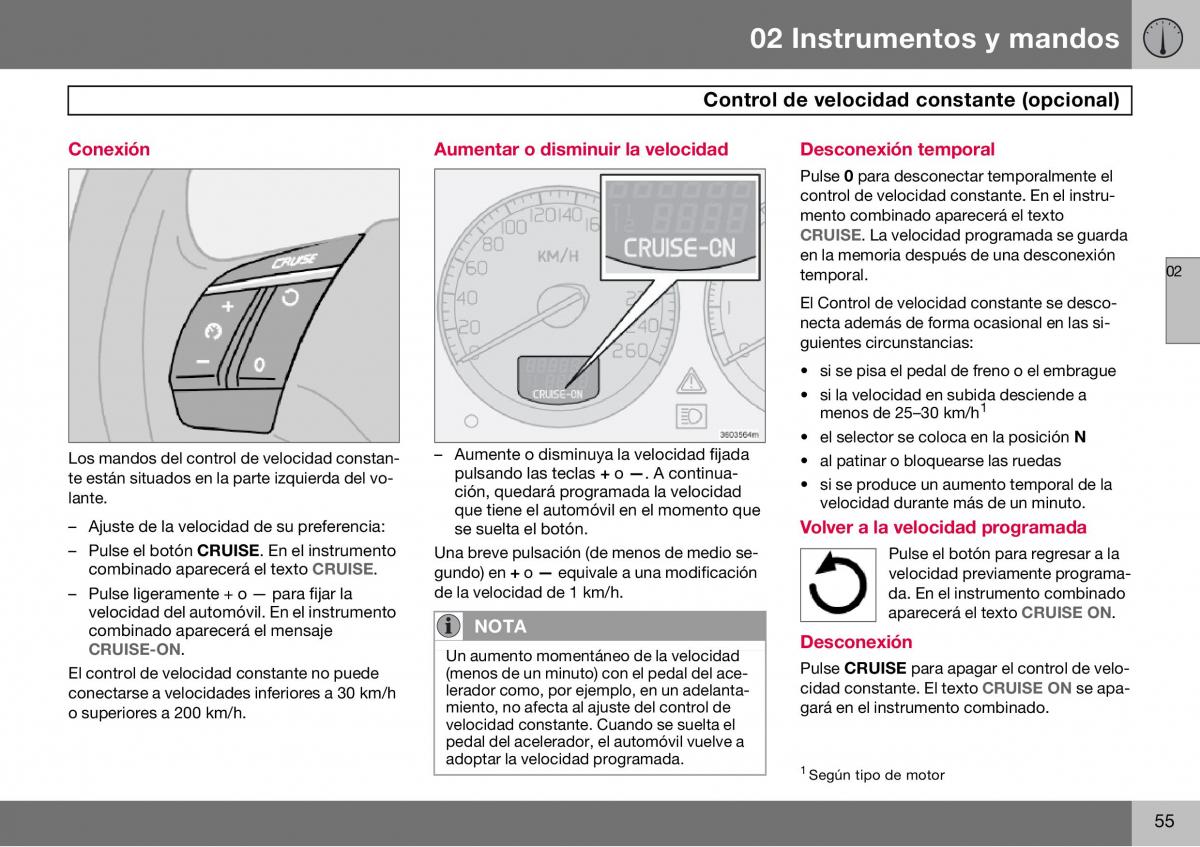 Volvo S60 I 1 manual del propietario / page 56