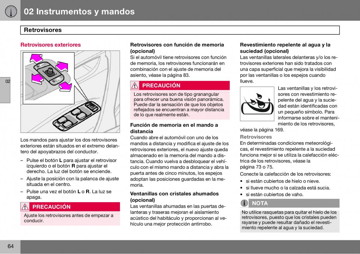 Volvo S60 I 1 manual del propietario / page 65