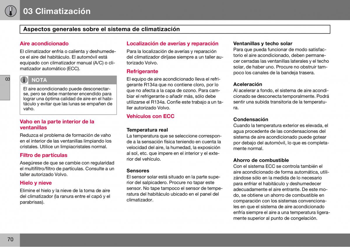 Volvo S60 I 1 manual del propietario / page 71