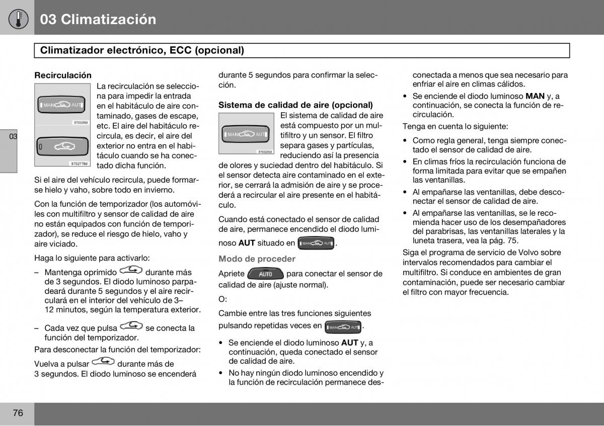 Volvo S60 I 1 manual del propietario / page 77