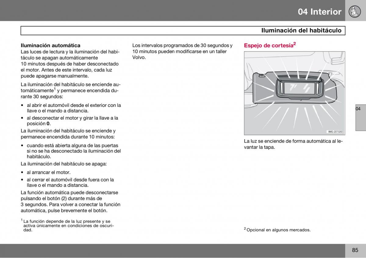 Volvo S60 I 1 manual del propietario / page 86