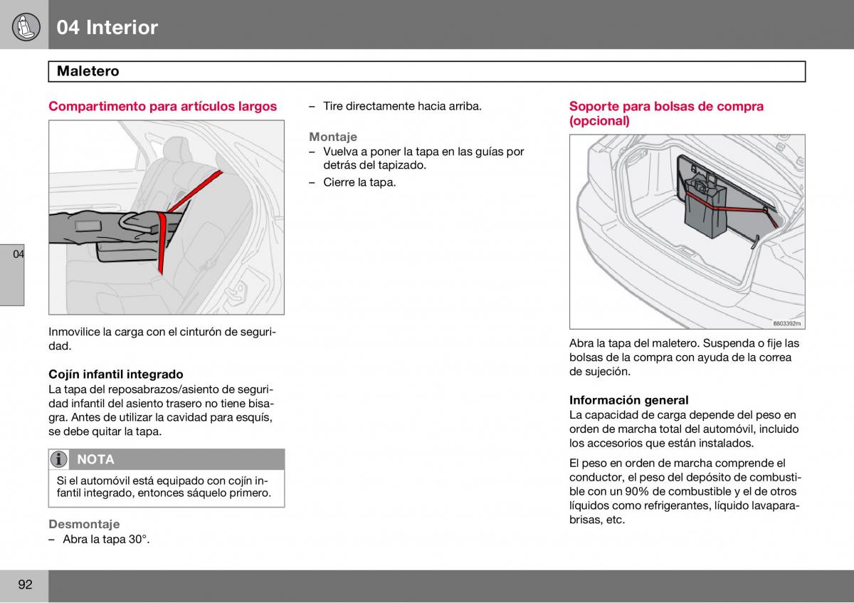 Volvo S60 I 1 manual del propietario / page 93