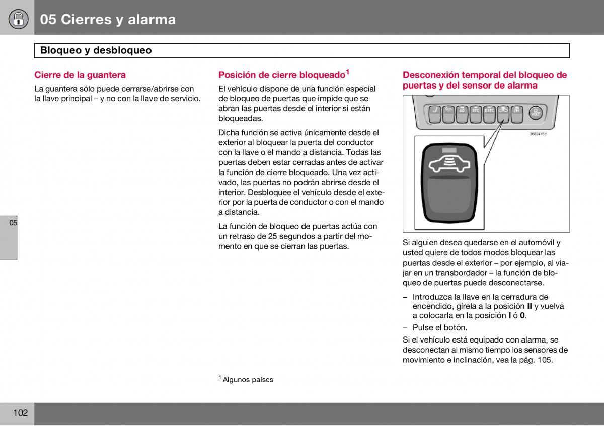 Volvo S60 I 1 manual del propietario / page 103