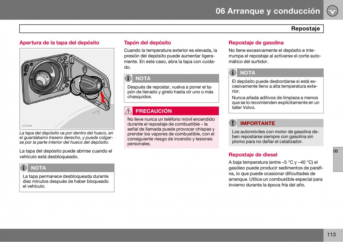 Volvo S60 I 1 manual del propietario / page 114