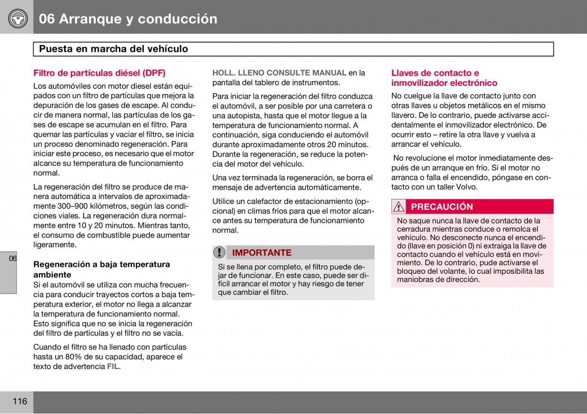 Volvo S60 I 1 manual del propietario / page 117