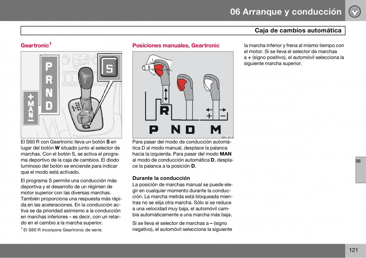 Volvo S60 I 1 manual del propietario / page 122