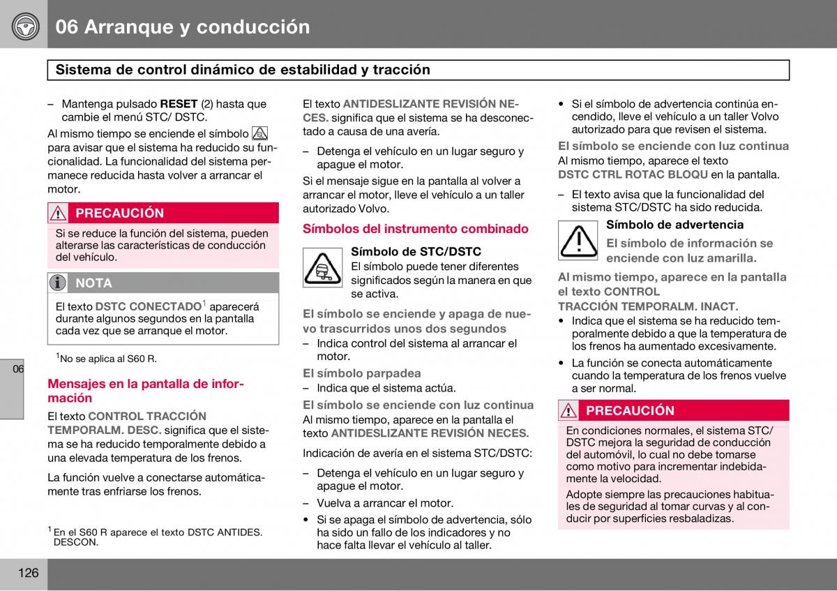 Volvo S60 I 1 manual del propietario / page 127