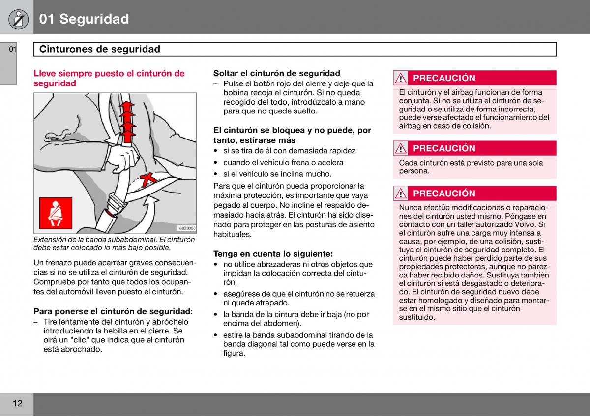 Volvo S60 I 1 manual del propietario / page 13