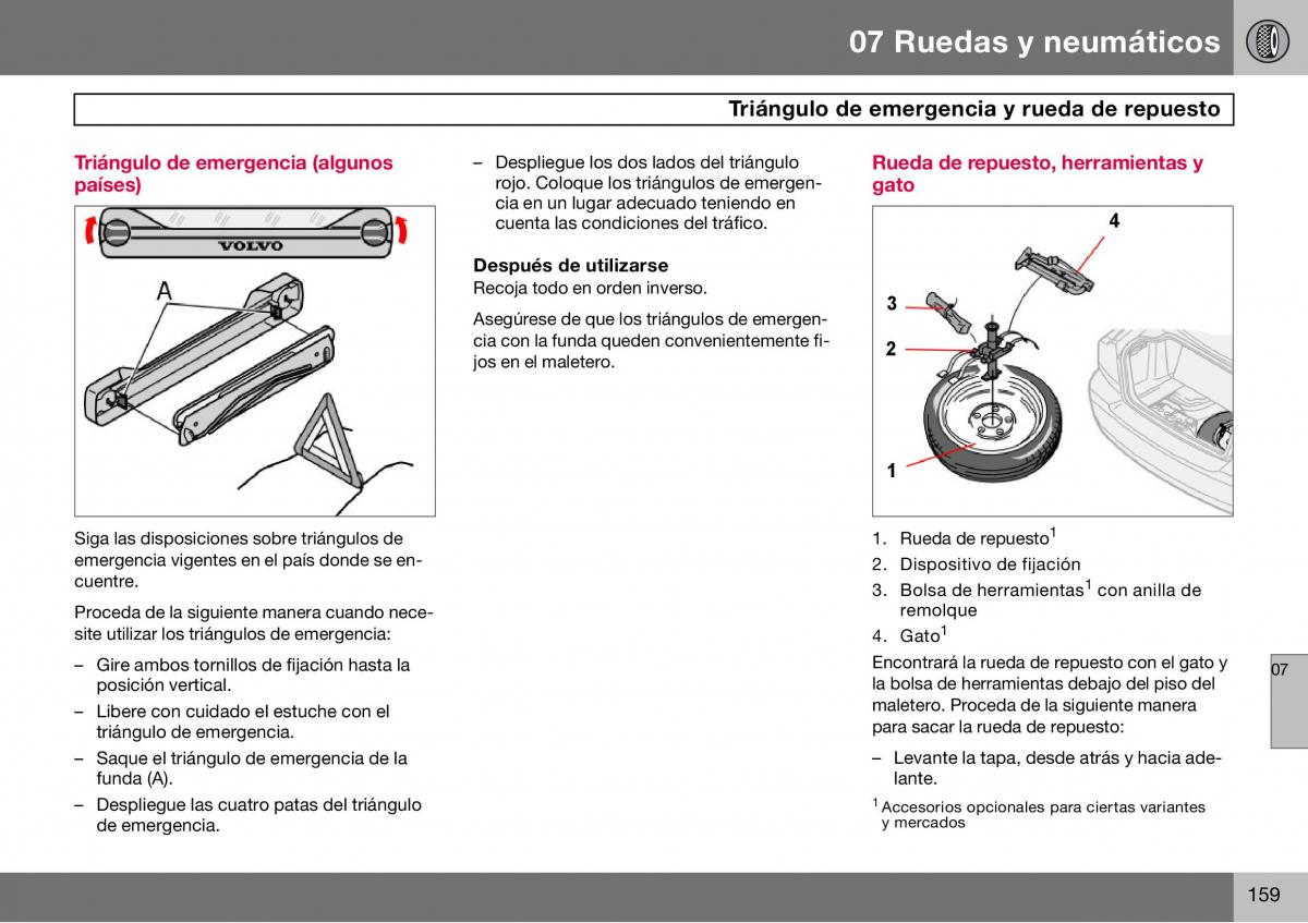 Volvo S60 I 1 manual del propietario / page 160